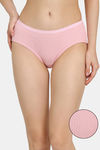 Rosaline Fun Basics Low Rise Full Coverage Hipster Panty - Coral Blush — thumbnail 1